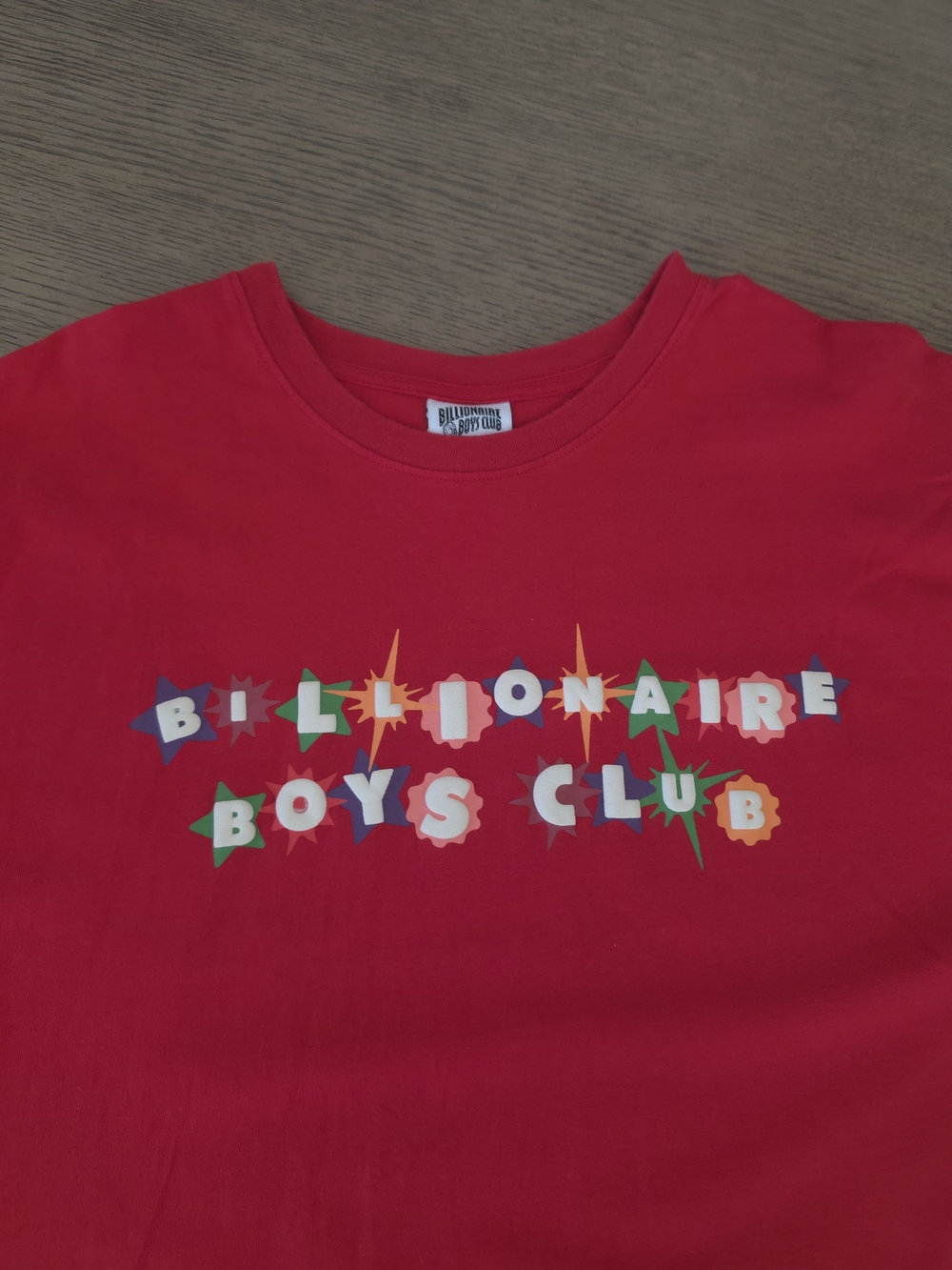 Billionaire Boys Club Red Logo Starburst Tee